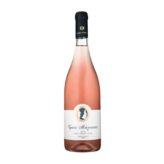 BARAFAKAS WINERY ΤΡΕΙΣ ΜΑΓΙΣΣΕΣ 2023 ΡΟΖΕ ΗΜΙΓΛΥΚΟ 750ML