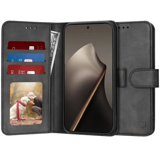 Techsuit® Diary Θήκη Βιβλίο για Xiaomi 15T- Black