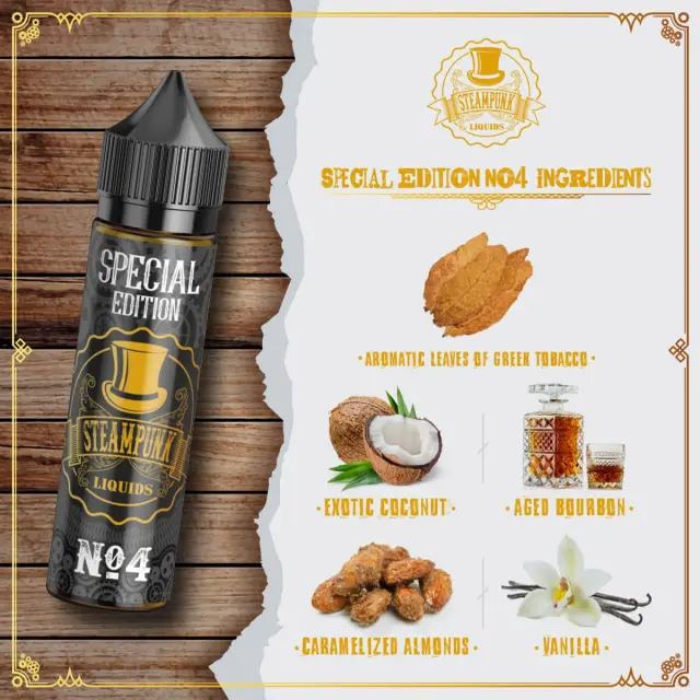 Steampunk Flavor Shot Special Edition No4 20ml/60ml 60ml 2