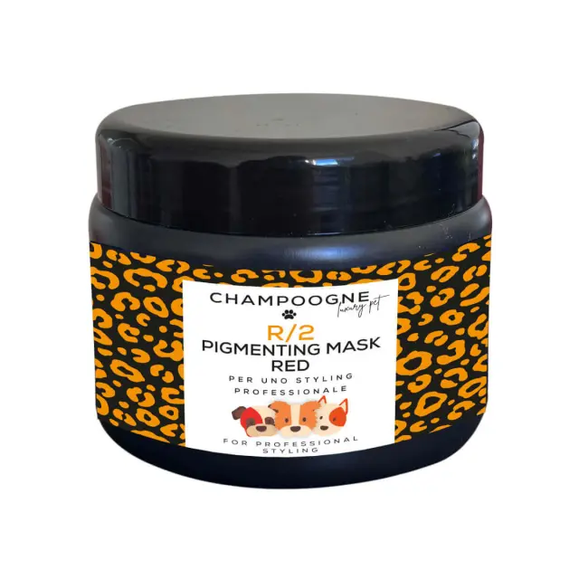 CHAMPOOGNE Pigmenting Mask Red R/2 - Μάσκα Για Κόκκινα Τριχώματα 1lt
