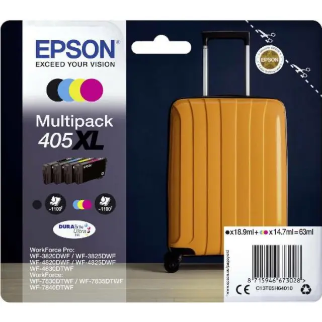 Epson Μελάνι Inkjet 405XL Multipack (C13T05H64010) (EPST05H640)