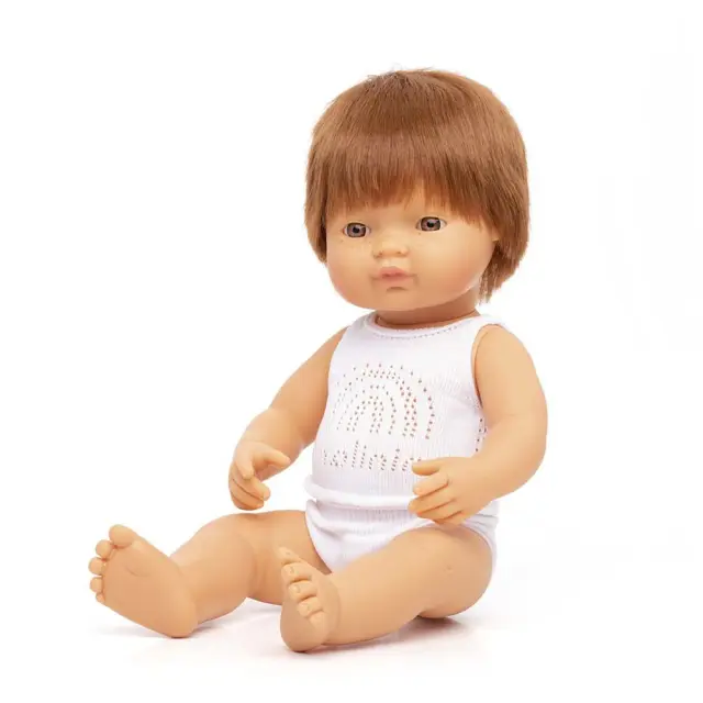 MINILAND DOLLS MINILAND ΚΟΥΚΛΑ ΑΓΟΡΙ ΜΕ GINGER ΜΑΛΛΙΑ 38 CM ΜΕ ΕΣΩΡΟΥΧΑ