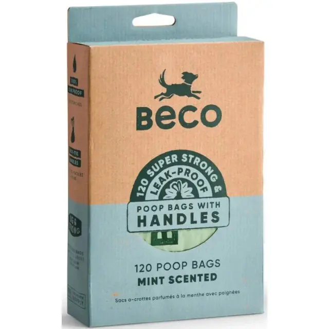 BECO Eco Friendly Σακούλες Υγιεινής Με Άρωμα Μέντας (21ρολά/315τμχ) Μονόχρωμο