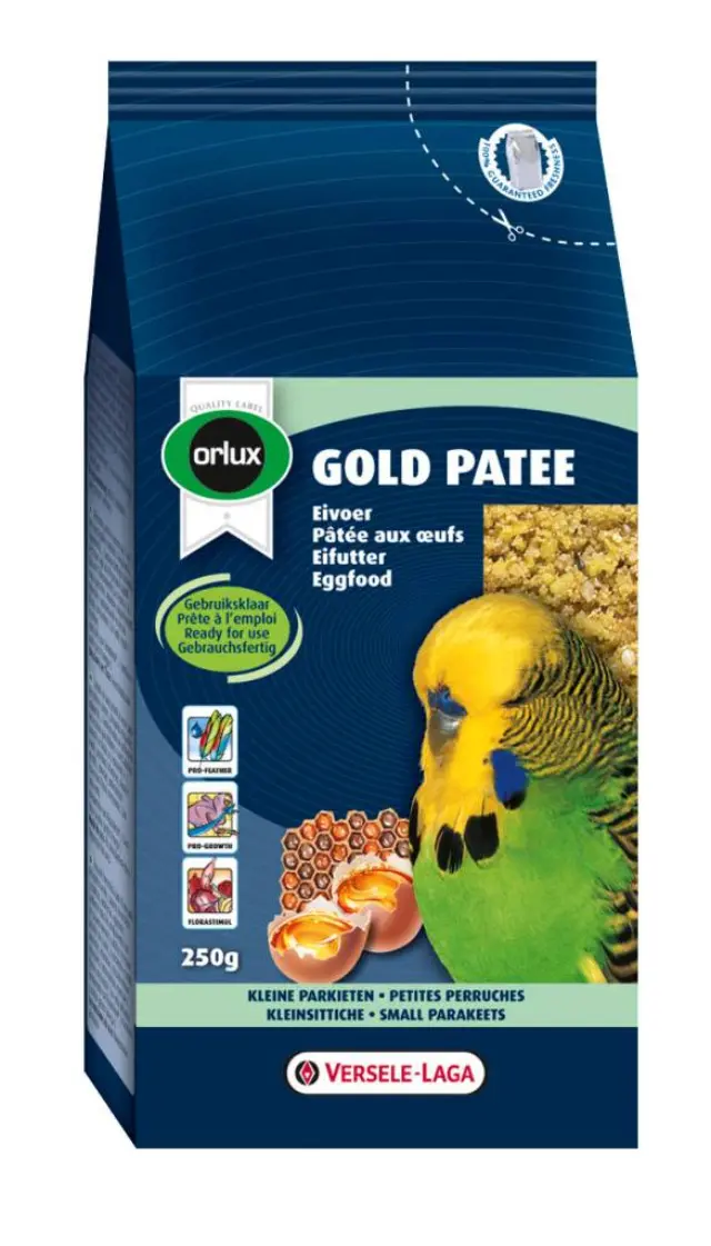 Versele Laga Nutribird Treats Gold Patee Field Αυγοτροφή Πτηνών 250gr 2
