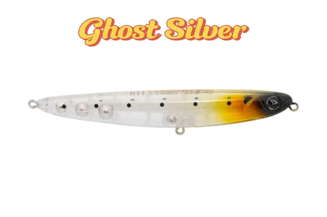 ATILGAN 110 CRAZY – Τεχνητό Επιφανείας 110mm 14.5g Walk The Dog - Τεχνητό Δόλωμα - Ghost Silver F
