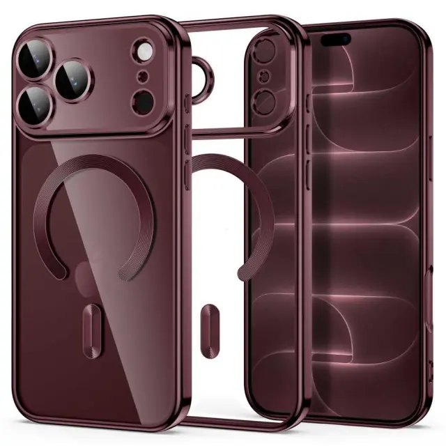 Tech-protect Magflex Magsafe iPhone 17 Pro Max / 18 Pro Max Shiny Burgundy