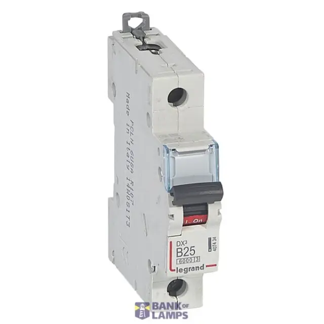 MCB - DX³ 6000 - 10 kA - 1P - 230/400 V~ - 25 A - B curve