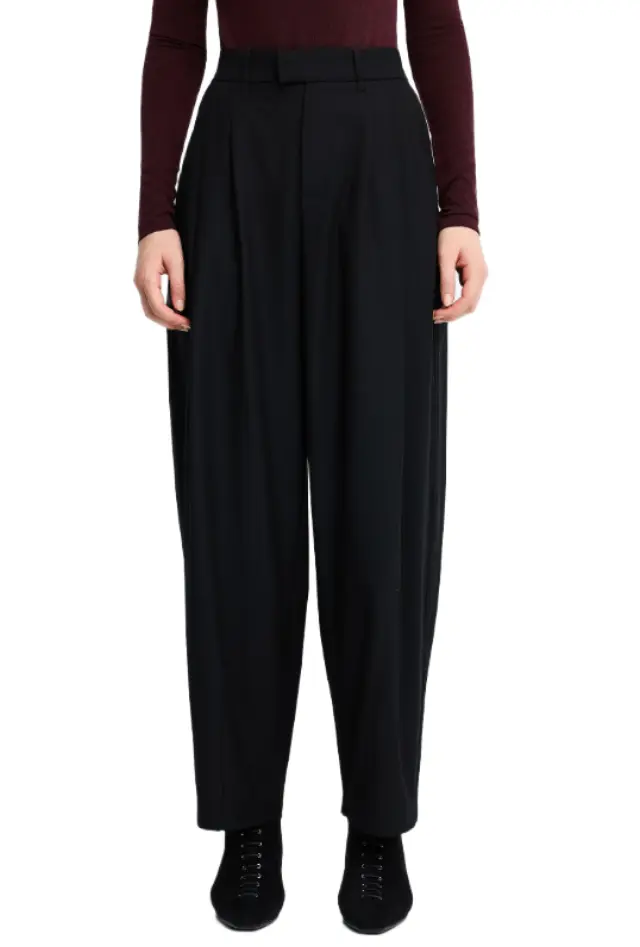 Funky Buddha γυναικείο tailored balloon fit παντελόνι FBL014-113-02-1 2