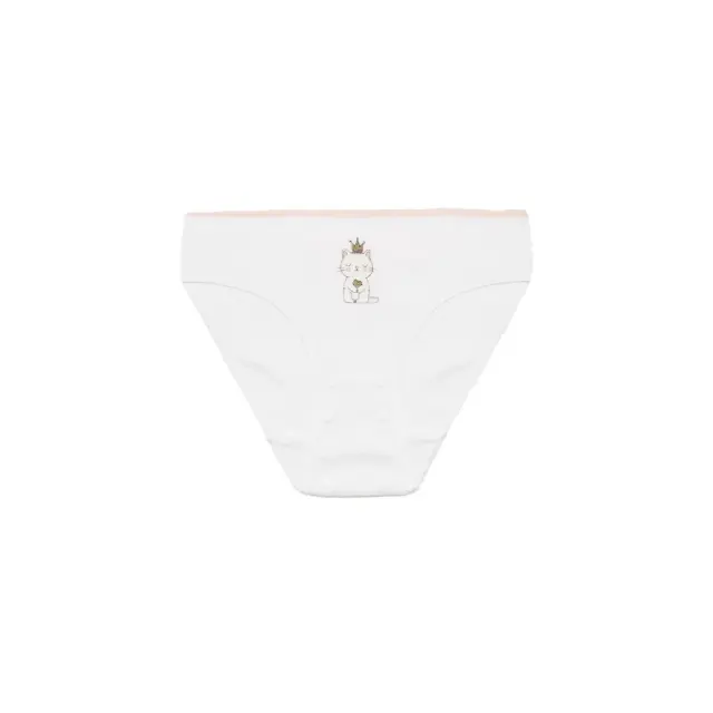 Minerva Παιδικό Slip Κορίτσι Beauty, Χρώμα Λευκό - 10 Y