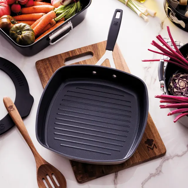 Master Pro Smart Grill Induction Σχαροτήγανο 28x28x5cm 2