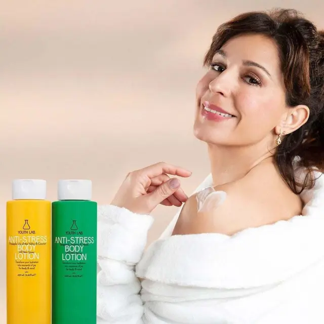 Youth Lab. Anti-Stress Body Lotion Γαλάκτωμα Σώματος με Περγαμόντο, Γιασεμί + Βανίλια, 400ml 3