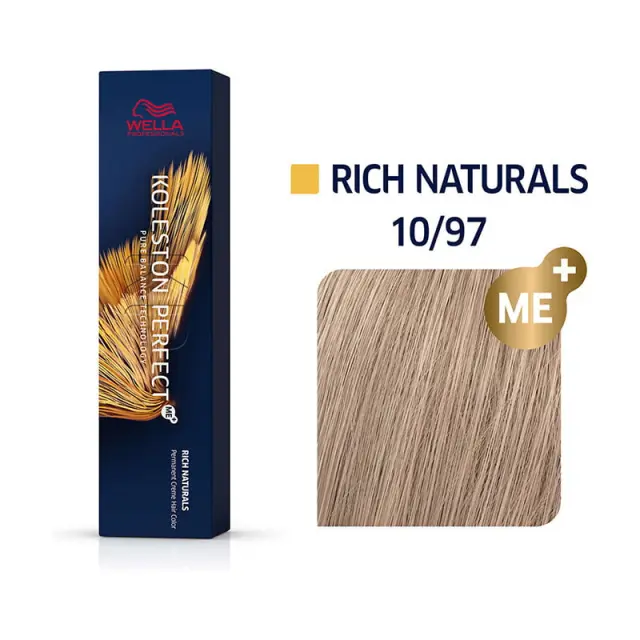 Wella Koleston Perfect Me+ Rich Naturals 10/97 - (Ξανθό Πολύ Ανοιχτό Σαντρέ Καστανό)