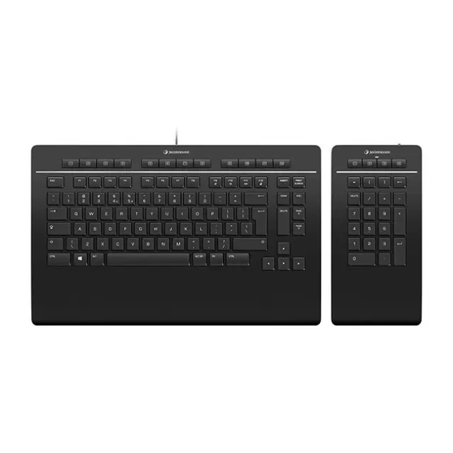 3DConnexion Keyboard Pro with Numpad 100% Black (3DX-700092)