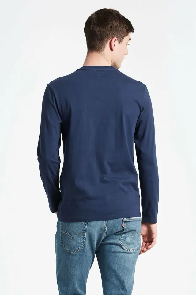 LS ORIGINAL HM TEE BLUES - LS COTTON PLUS PATCH Blue 2
