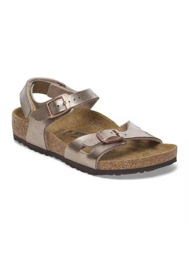 Birkenstock Πέδιλα Παιδικό Birko-Flor(ανθεκτικό υλικό της Birkenstock-επιτρέπει την επαφή με το νερό) Μπεζ BIR/RIO KIDS 1029420 TAUPE - 39 2
