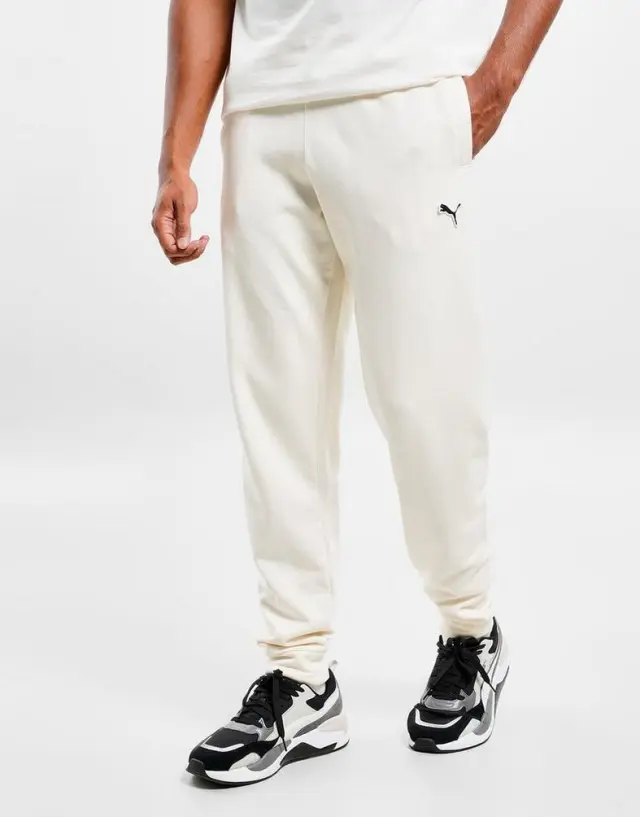 Puma Better Essentials FL Παντελόνι Φόρμας με Λάστιχο Fleece 676816-99 Λευκό - M