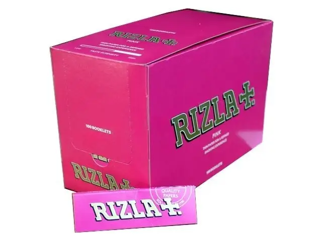 Χαρτάκια Rizla Pink 50 φύλλων Συσκ. 100 τμχ