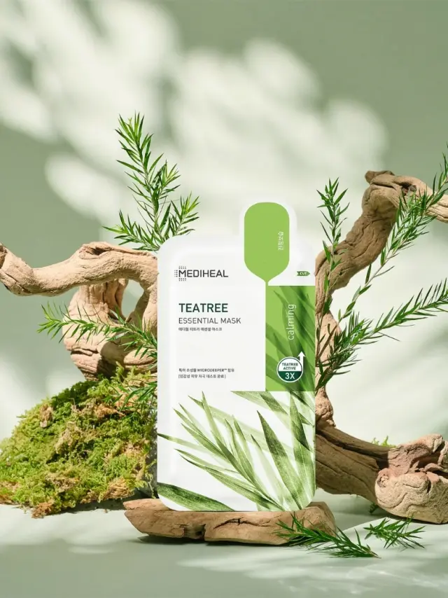 Mediheal Teatree Essential Mask- Μάσκα για τη διαχείριση της λιπαρότητας 3
