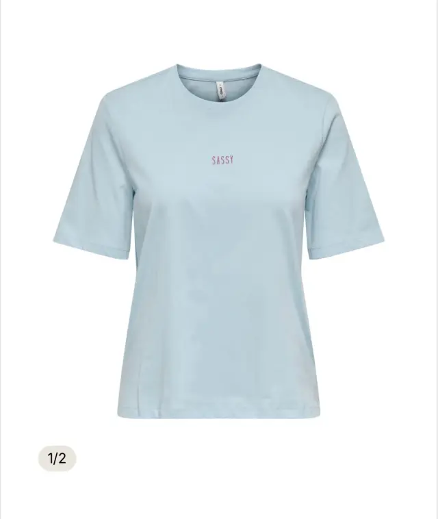 ONLY T-Shirt Γαλάζιο