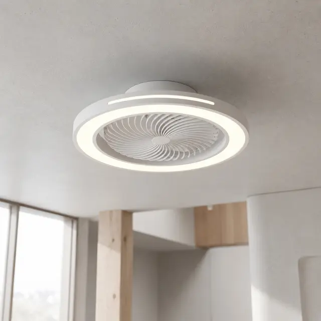 COOL POINT ”CAPRI” ΑΝΕΜΙΣΤΗΡΑΣ PLUS ΛΕΥΚΟΣ 12″ 25W DC +REMOTE+BLUETOOTH+40W LED 3 CCT DIM 2