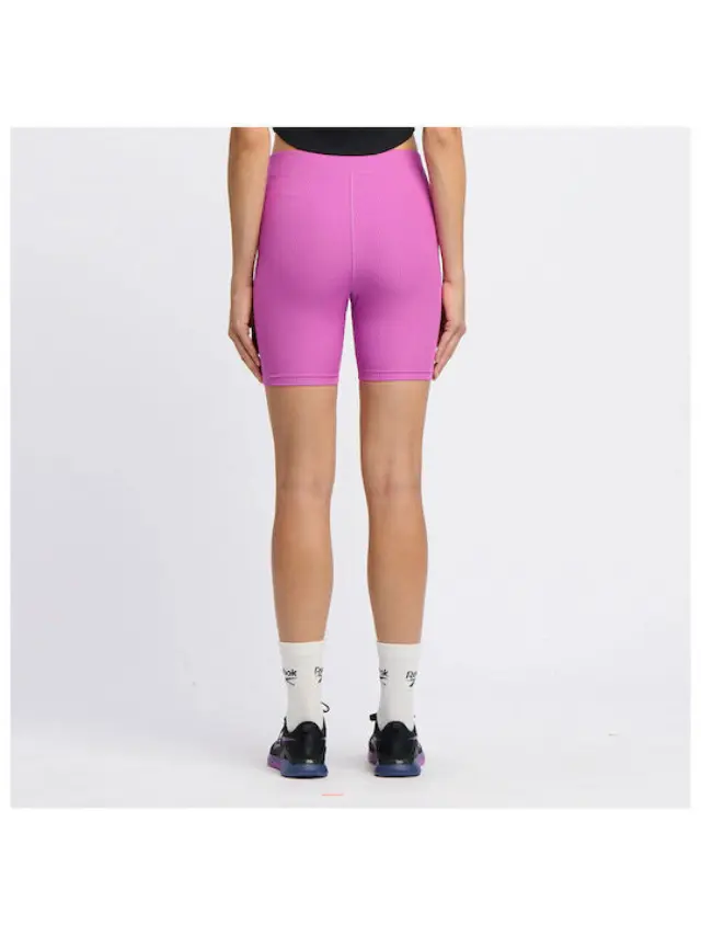 Reebok Rib Bike Shorts in Purple Rave 100214298 - L 2
