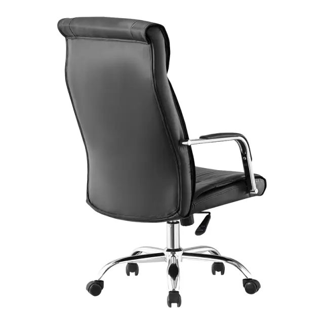 Καρέκλα γραφείου διευθυντή Biani pakoworld pu μαύρο 56x70x107-115εκ 2