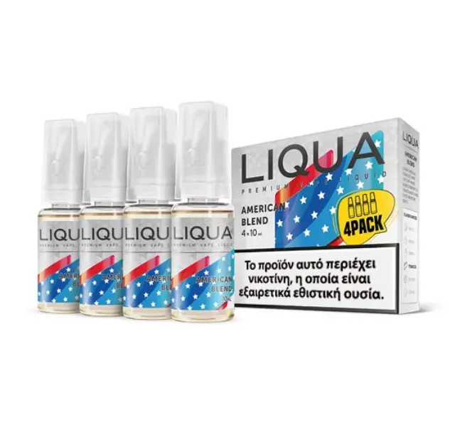 American Blend 4 x 10ml - Liqua 6mg
