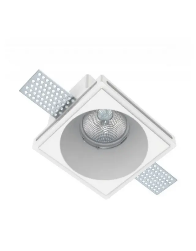 ΣΠΟΤ ΧΩΝEYTO ΓΥΨΙΝΟ 100x100x45mm 1xMR16/GU10 MAX 50W UNIVERSE