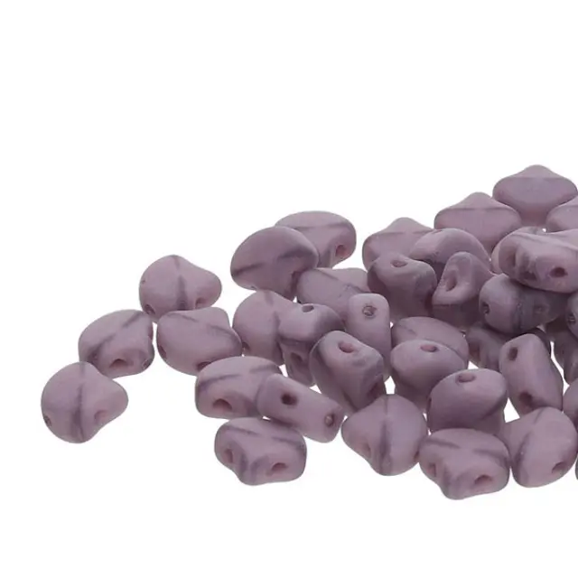 Χάντρα Matubo Ginko 7.5mm - Opal Violet Matte ~10gr