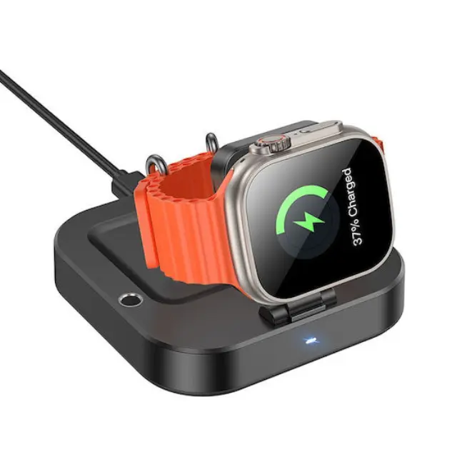HOCO wireless charger 3in1 compatible with Apple Watch 3A 5W CQ16A black 2