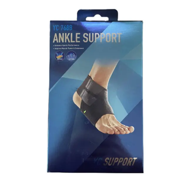 Επιστραγαλίδα Σε Μαύρο Χρώμα Ankle support YC 768B
