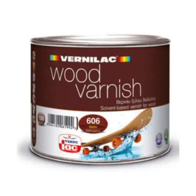 VERNILAC WOOD VARNISH 606 ΜΑΟΝΙ ΣΑΤΙΝΕ 180ml