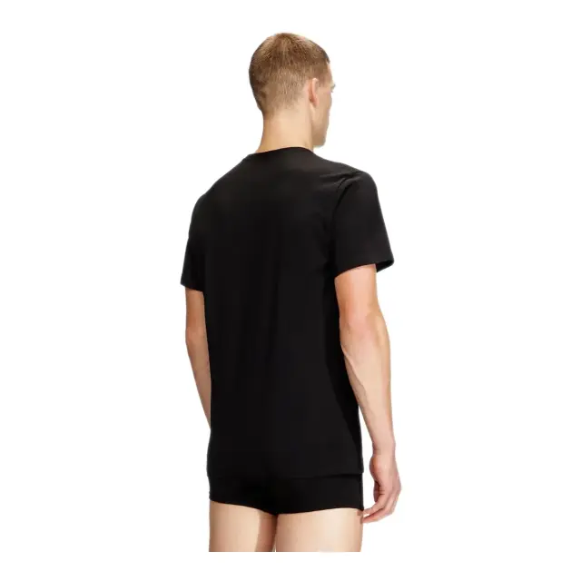 Diesel Ανδρικό Φανελάκι T-Shirt Randal Denim Division Logo - Τριπλό Πακέτο, Χρώμα Μαύρο 3