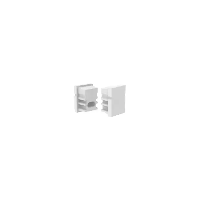 SET OF SILICON END CAPS FOR P144, 1 WITHOUT HOLE & 1 WITH HOLE / EP144
