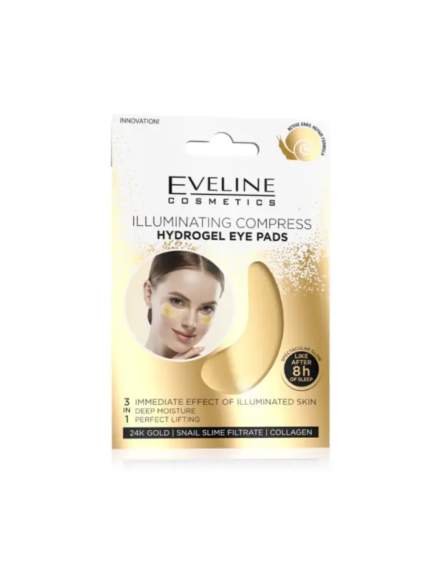 Eveline Μάσκα Ματιών για Ενυδάτωση 2τμχ Illuminating Compress Hydrogel