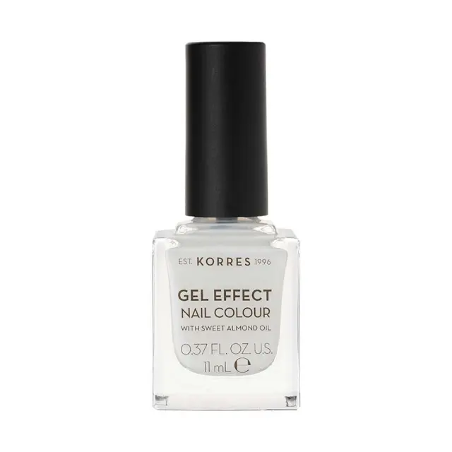 ΚΟΡΡΕΣ Βερνίκι Νυχιών Gel Effect Nail Color 02 Porcelain White 11ml