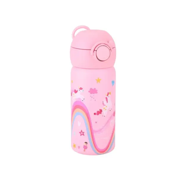 Estia Wonder Bottle Save the Aegean Παιδικό Παγούρι Θερμός Ανοξείδωτο Rainbow Dreams 350ml