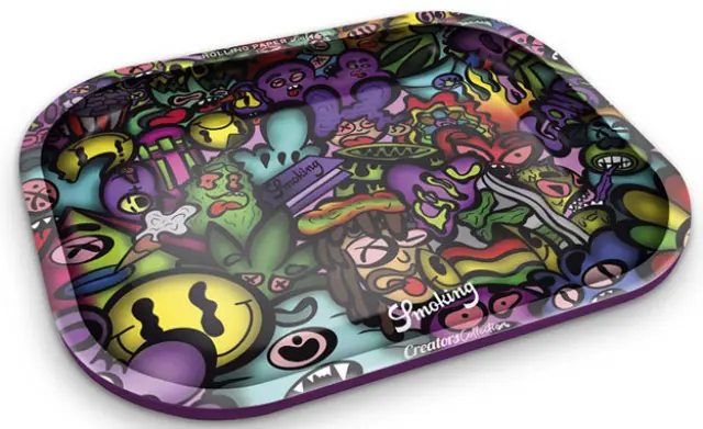 Smoking Rolling Tray Δίσκος Large - Rampage Fans (34x28cm)
