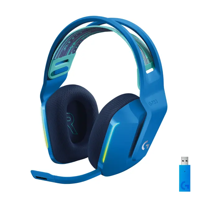 Logitech Lightspeed Gaming Headset G733 blue (981-000943) (LOGG733BL)