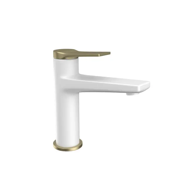 Μπαταριά Νιπτήρα KARAG ANDARE WNW168073PH-B BIANCO/BRONZE χαμηλή