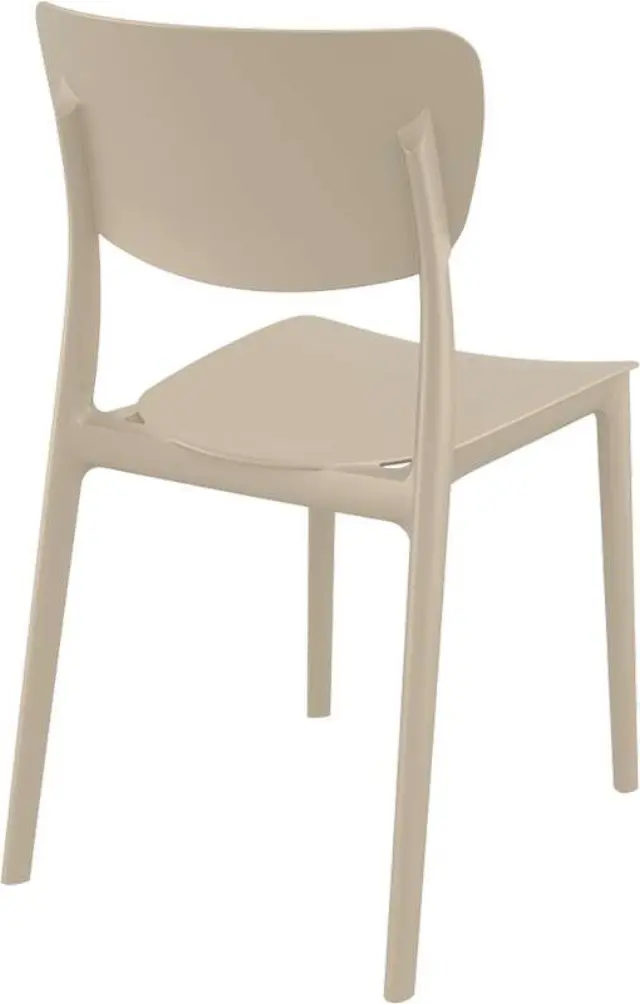 Καρέκλα Στοιβαζόμενη MONNA Dove Grey PP 45x53x82cm 2
