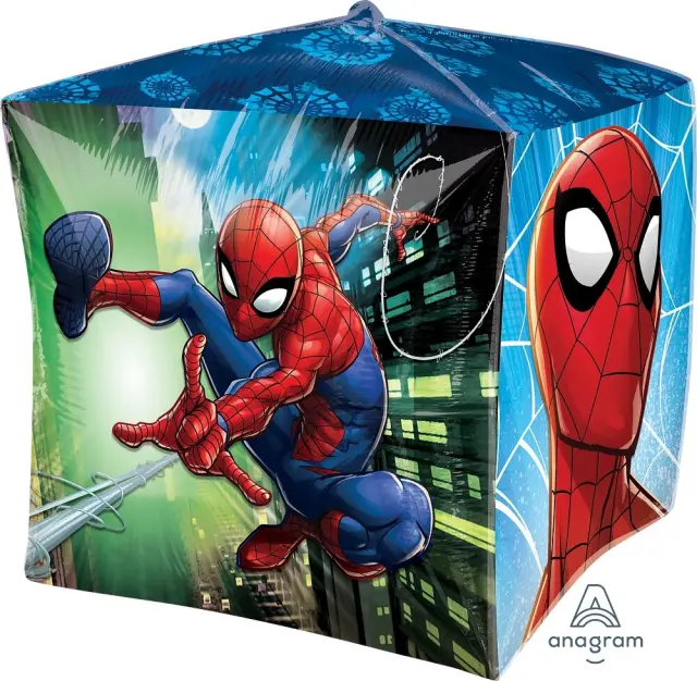 Μπαλόνι Φοιλ Cubz 15 Κύβος Spiderman / 38 εκ