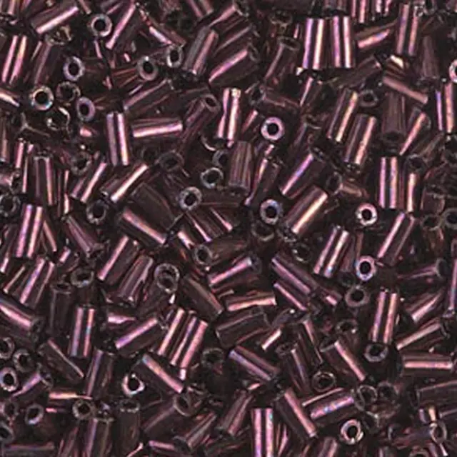 Χάντρα Miyuki Glass Bugles - 460 - Metallic Dark Raspberry 3mm - 10gr