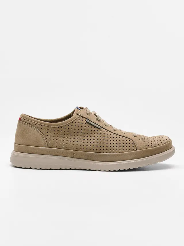 Mephisto Sneakers Ανδρικό δέρμα Nubuck Μπεζ MEP/TOM PERF SAND 2