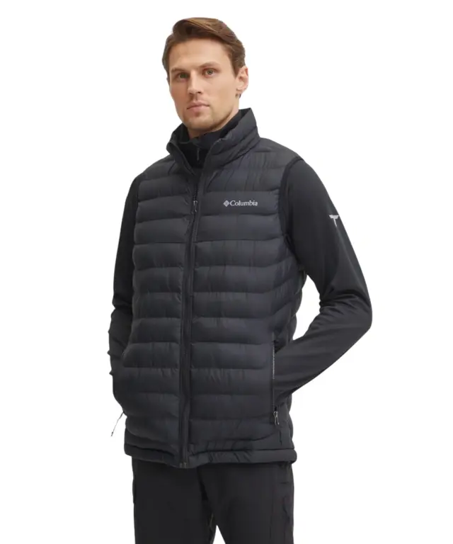 Columbia - Ανδρικό Αμάνικο Μπουφάν Powder Lite Ii 2086974-010 Μαύρο - M