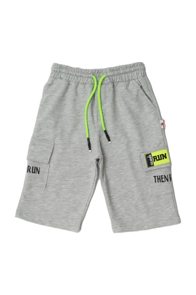 Shorts Kid Then Run Γκρι
