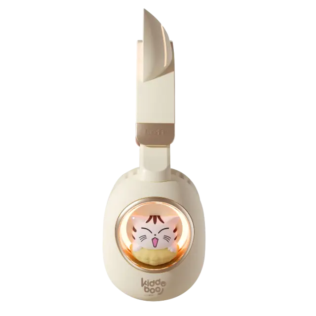 Kiddoboo Delulu Bluetooth Headphones Gold (KBKID5GLD) 2