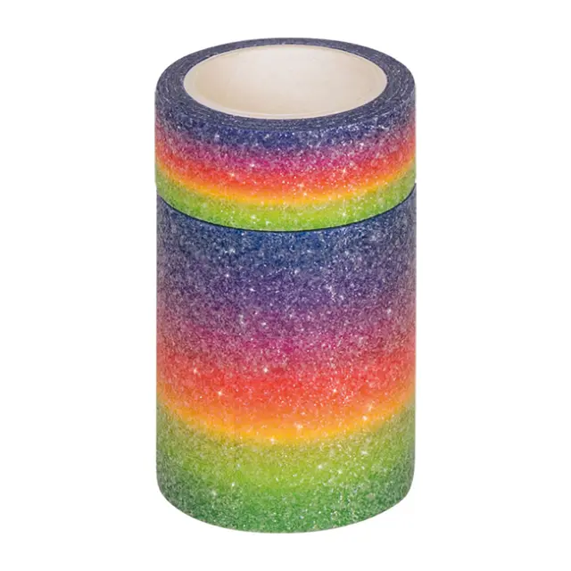 Heyda Χάρτινη Αυτοκόλλητη Ταινία Glitter Σετ 2 τεμ. (20-3584547)