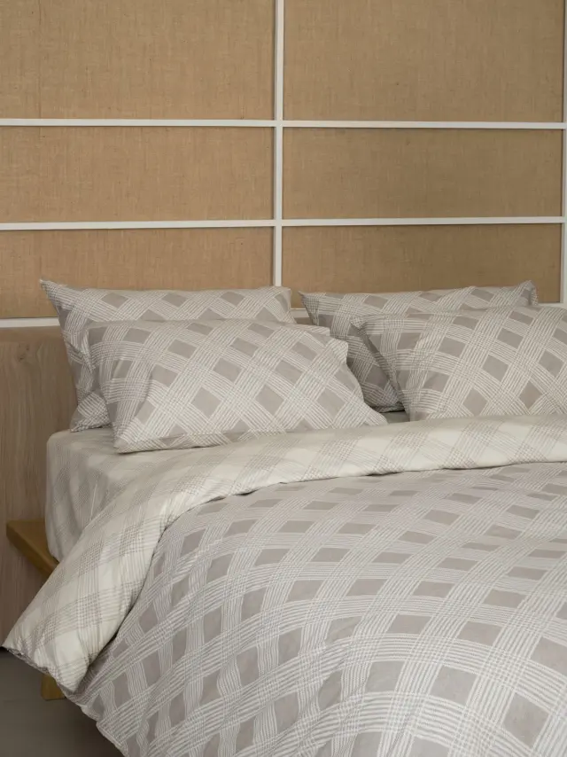 Παπλωματοθήκη Cotton Feelings 2072 Beige Υπέρδιπλη (230x250) Sunshine 3