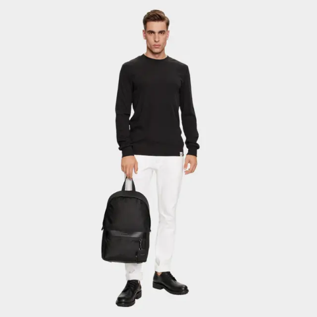 Calvin Klein - Ανδρικό Σακίδιο Πλάτης Ck Est. Nylon Round Bp K50K512115-BEH Μαύρο 2